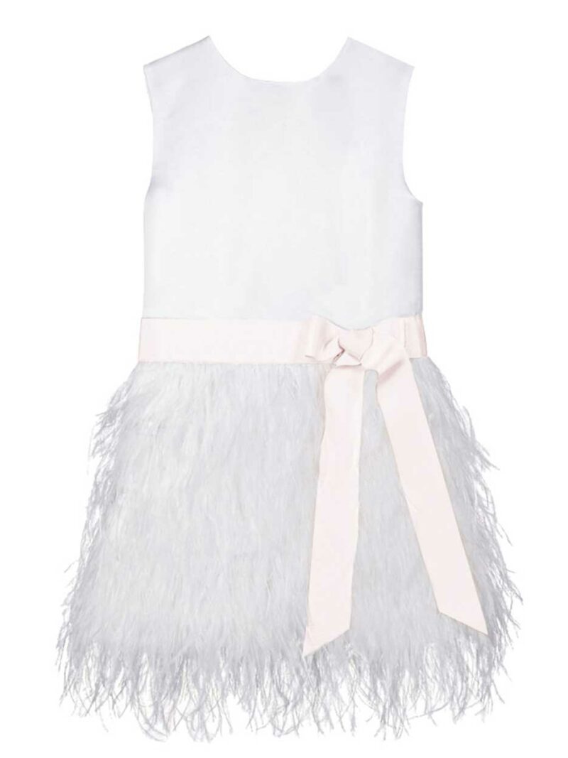 Verenjurkje voor kinderen – Jurkje Fé – Ivoor en zachtroze