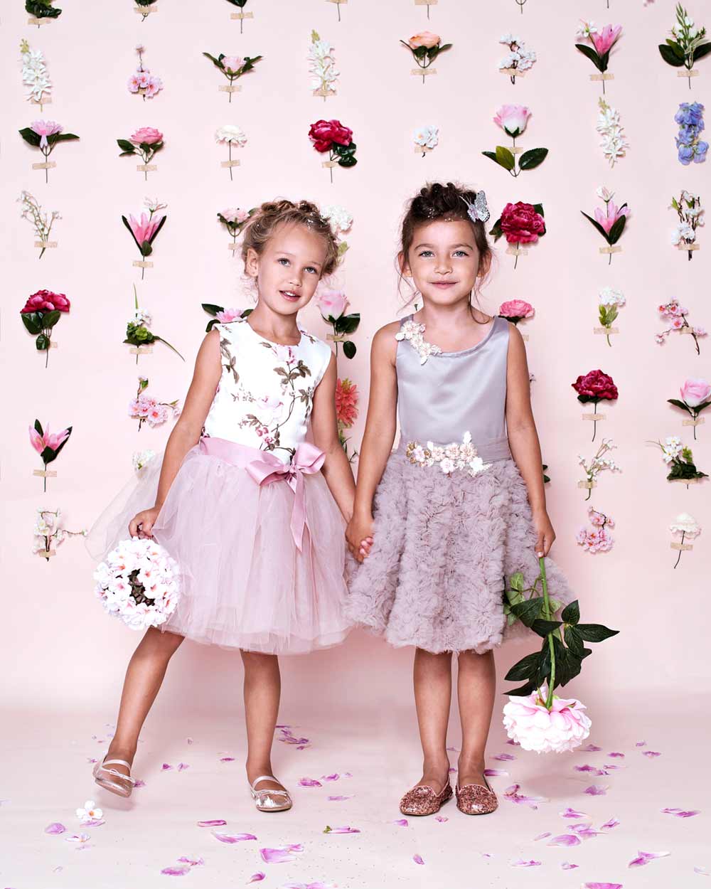 Kleding Meisjeskleding Jurken couture jurk. roze baby meisje jurk voor speciale gelegenheid 3d bloem jurk roze prinses jurk 