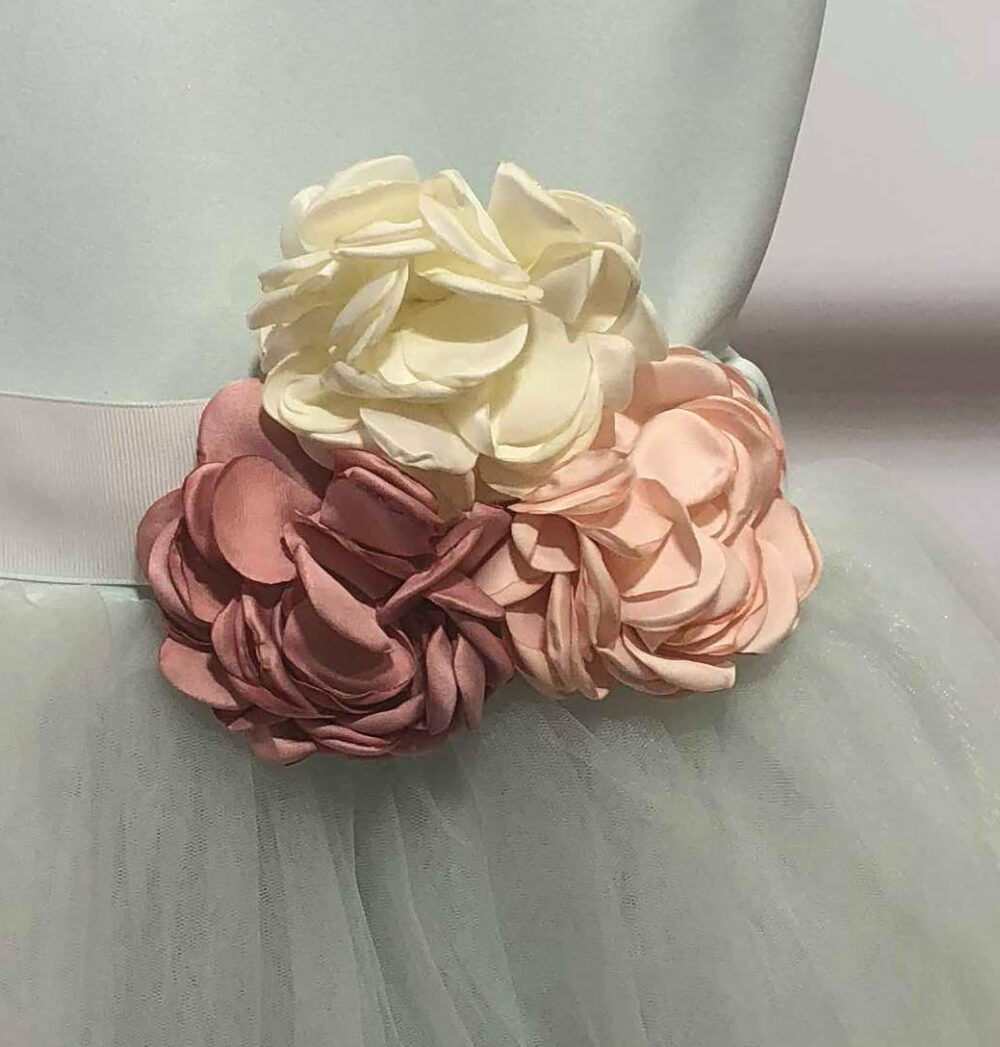 bruidsmeisje jurk tule ivoor gebroken wit off white bruidsmeisjes jurkje jurk jurken kind meisje meisjes kinderen bruidsmeisjesjurkje Kinderbruidsjurkje verenjurk so cute! kinderbruidsmode meisje feestjurkje roze lichtroze zachtro verenjurkje veertjes maat 74 80 86 92 98 104 110 116 122 128 134 140 146 152 klein trouwen mint bloemen