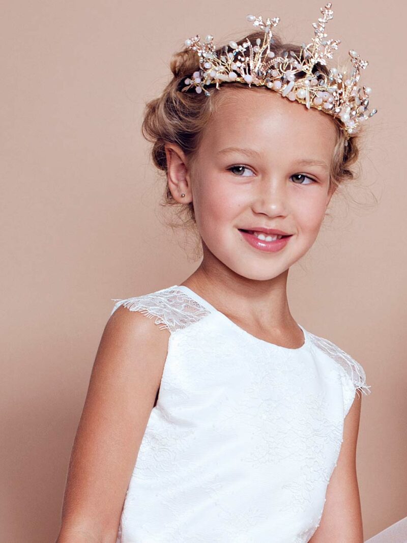 Jurkje met kant – Noalisa – Ivoor met ivoor