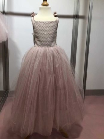 Lange jurk – Jurkje Opal – oudroze