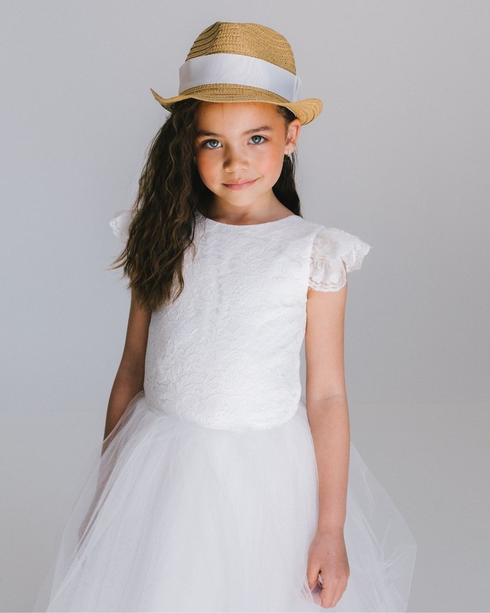 Bruidsmeisjes jurk met vetersluiting op de rug