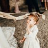 Romy champagne bruidmeisjes jurkje jurken trouwen kind meisje kinderkleding