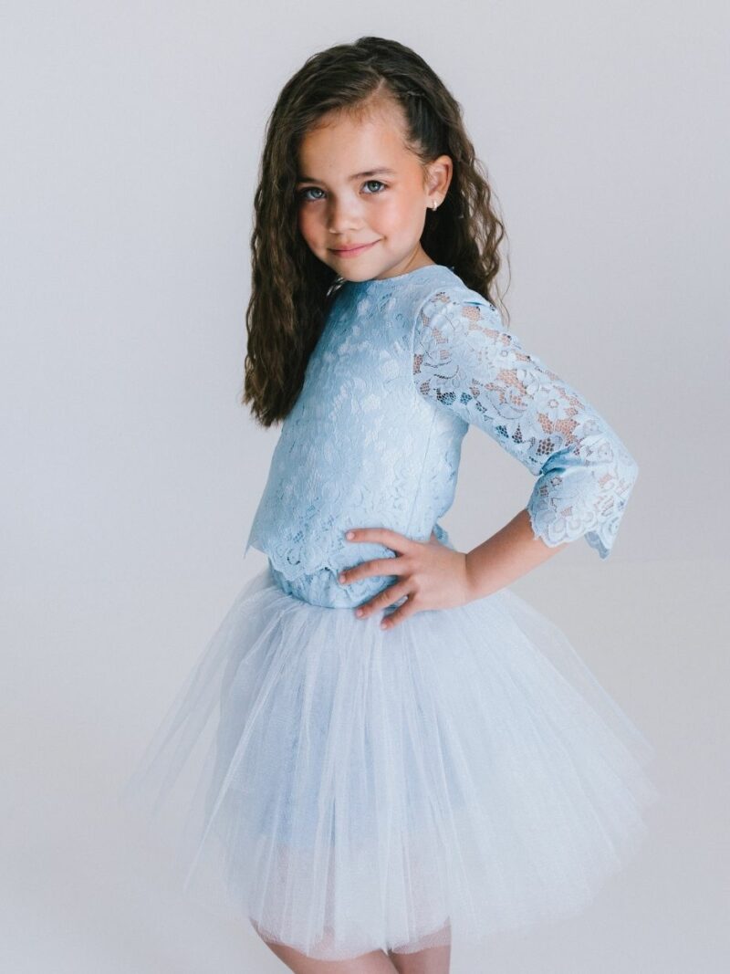 Tule rok Mia – lichtblauw