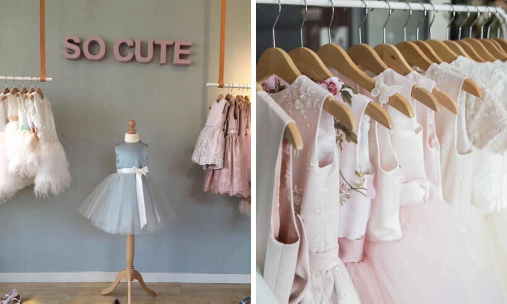 Winkel showroom bruidsmeisjes jurkjes feestkleding kinderen eindhoven den bosch noord-brabant limburg breda rotterdam utrecht amsterdam