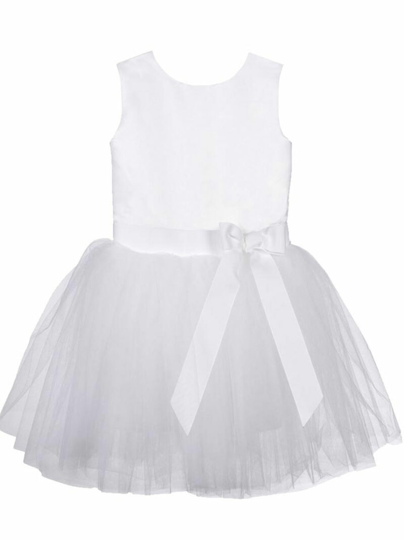 Kleed met tule – Kleedje Mila – Ivoor met ivoor