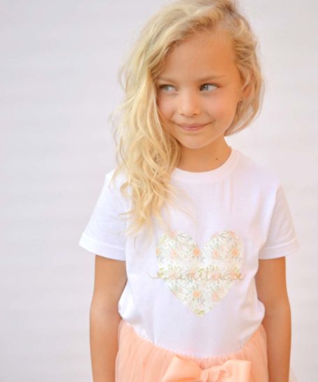 Kinder T-shirt met naam voor meisjes