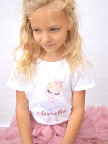 T-shirt met naam – Ballerina Lili