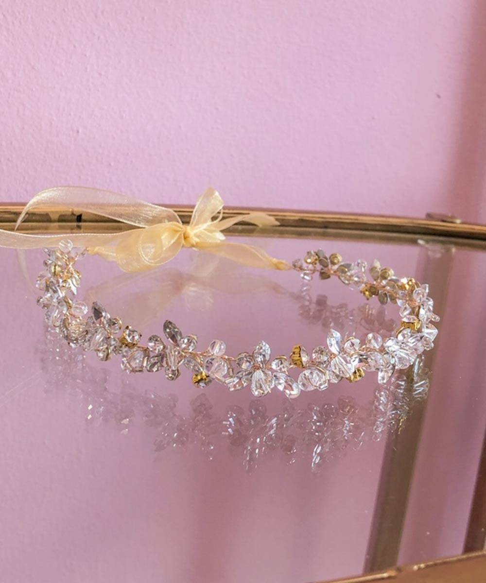 vroegrijp Uitstekend Cyberruimte Haarband Met Starss Steentjes En Glitter ♡ Voor Bruidsmeisjes ♡ So Cute!