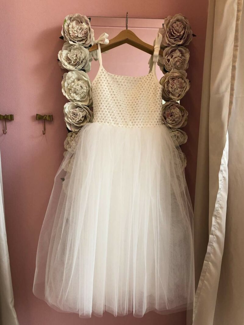 Lange jurk – Jurkje Opal – ivoor