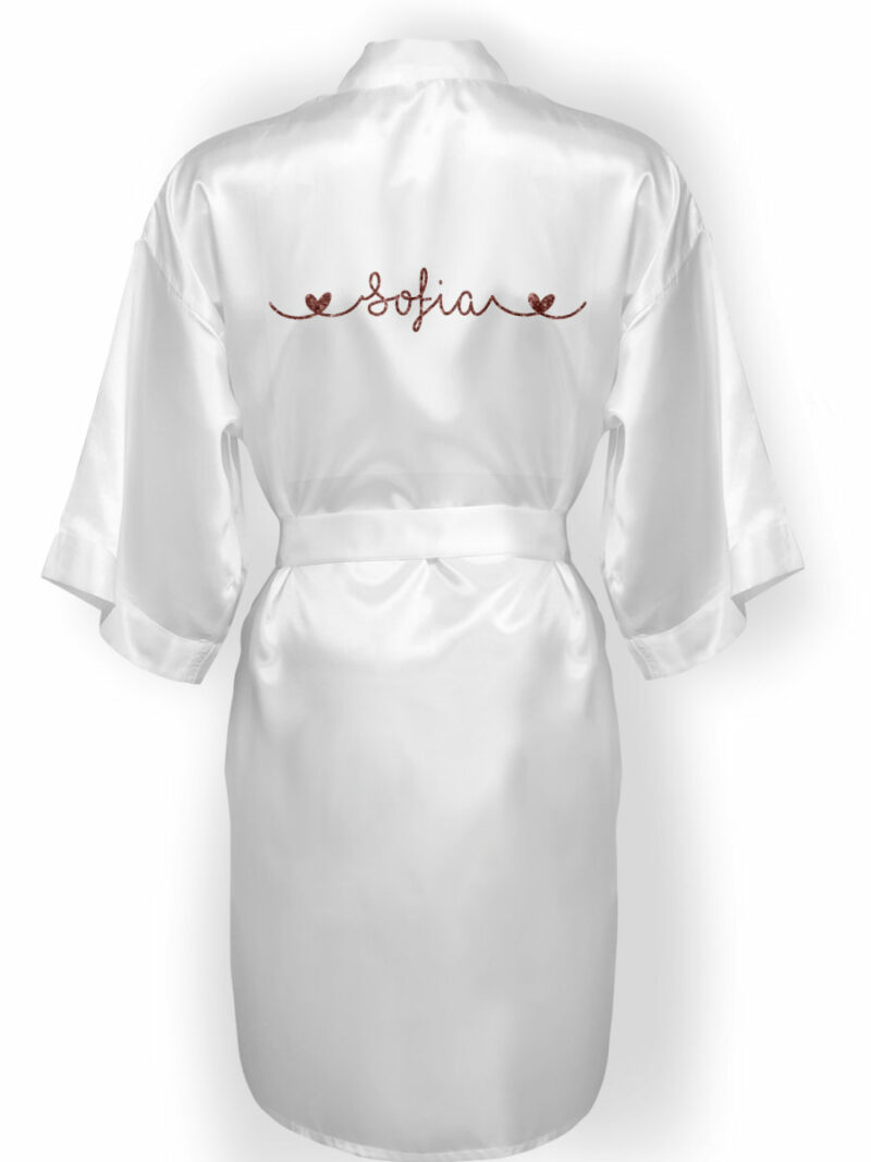 Kinder kimono – Naam met hartjes