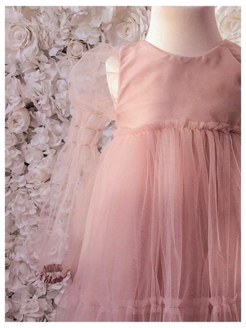 Tule jurkje Louella – oudroze