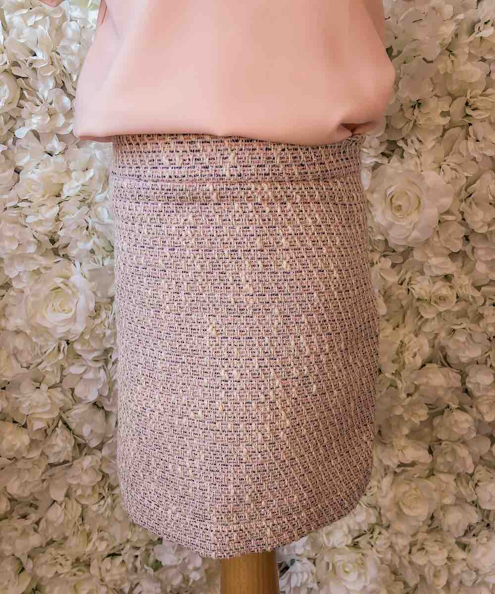 recht rokje voor meisjes lichtroze