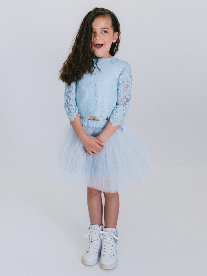 Tule rok Mia – lichtblauw