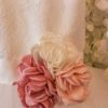 Bruidsmeisjes jurk met roze bloemen