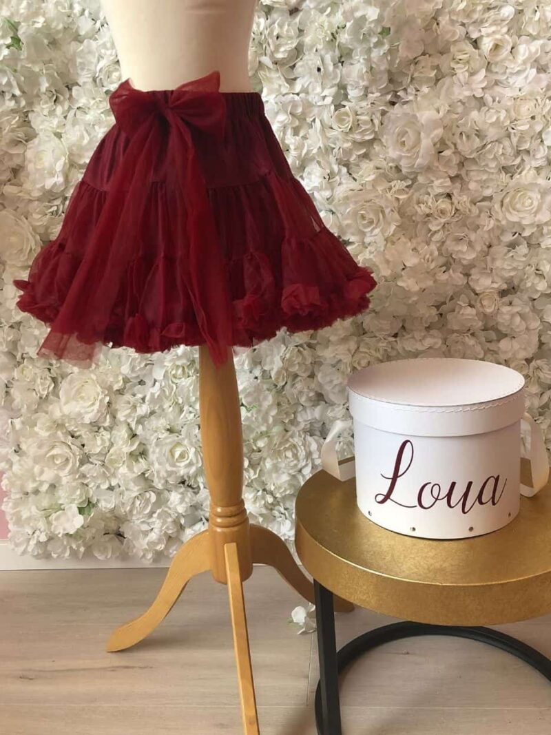 Tutu in the Box – Bordeauxrood rokje