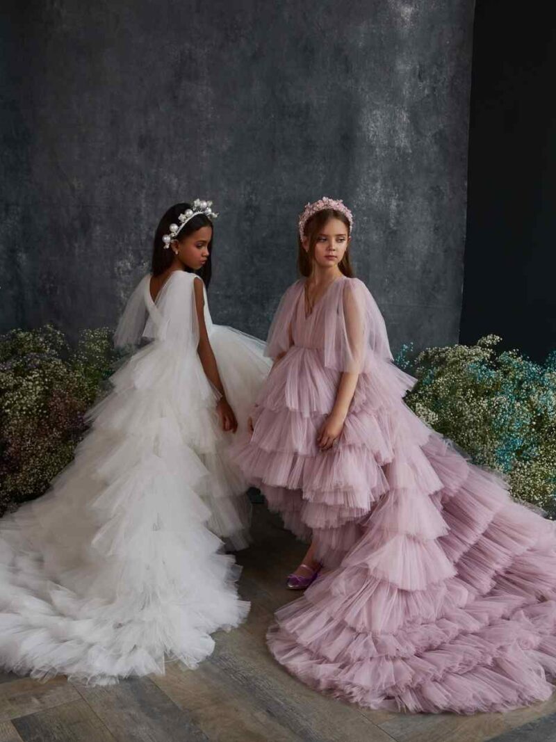 Jurk met laagjes tule – 3213