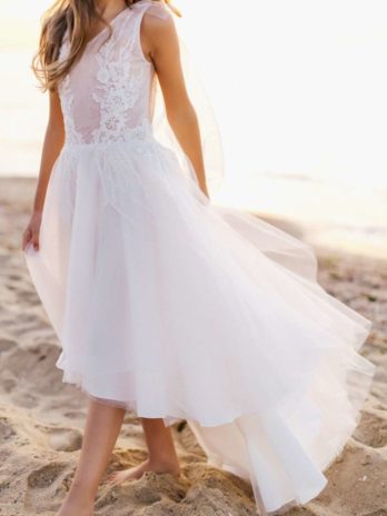 Bruidsmeisjes jurk kind – PL2047