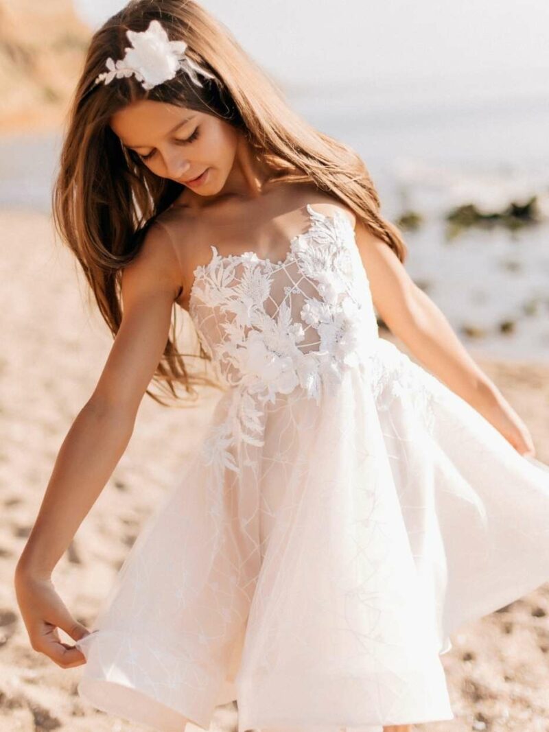 Kinder bruidsmeisjes jurkje – PL2054