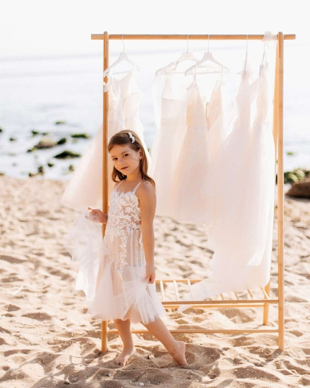 Recht bruidsmeisjes jurkje