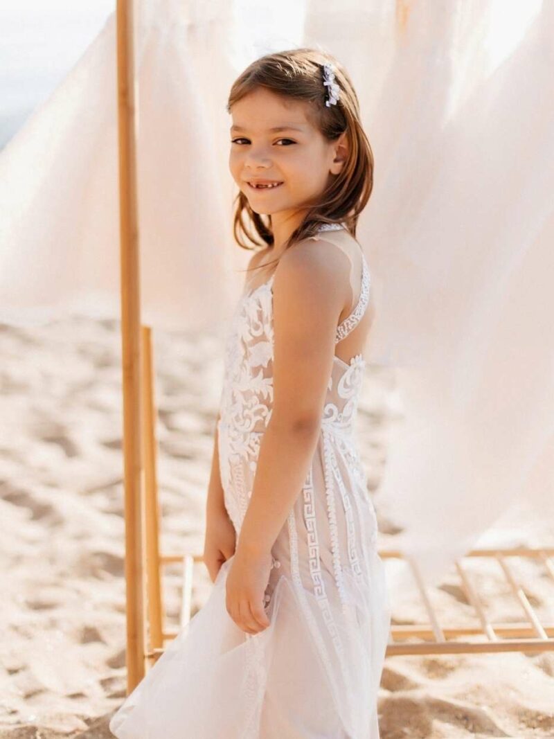 Kant & tule kinderjurkje – PL2059