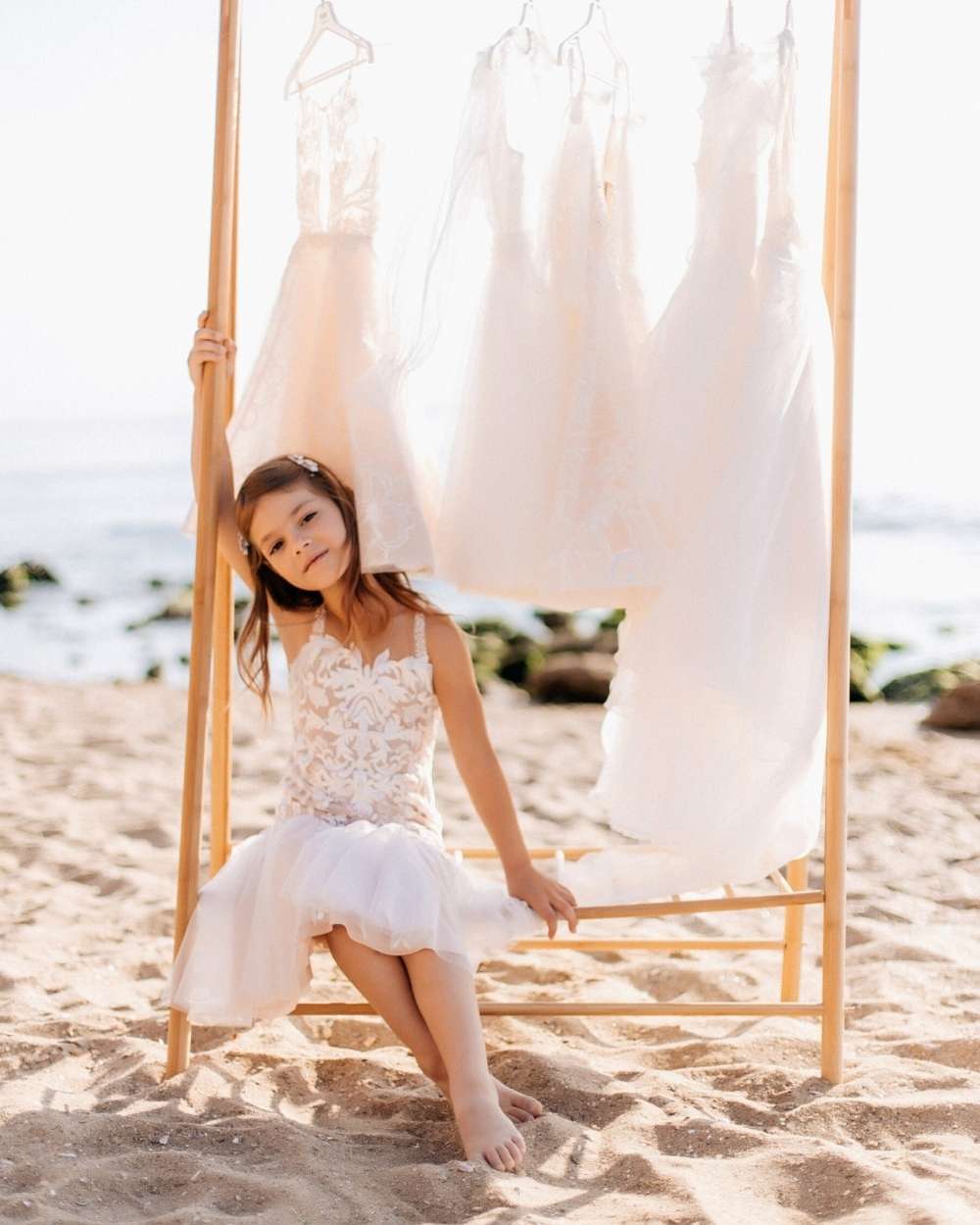 Recht bruidsmeisjes jurkje