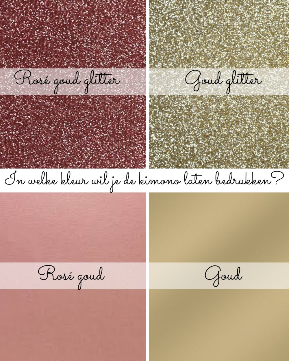 Kimono met naam