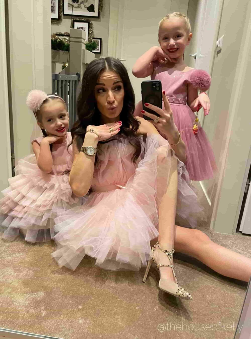 Roze-tule-feestjurk-meisjes