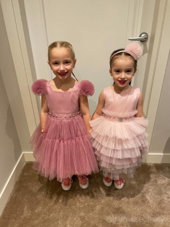 Feestjurk kind roze – Jurkje Harper