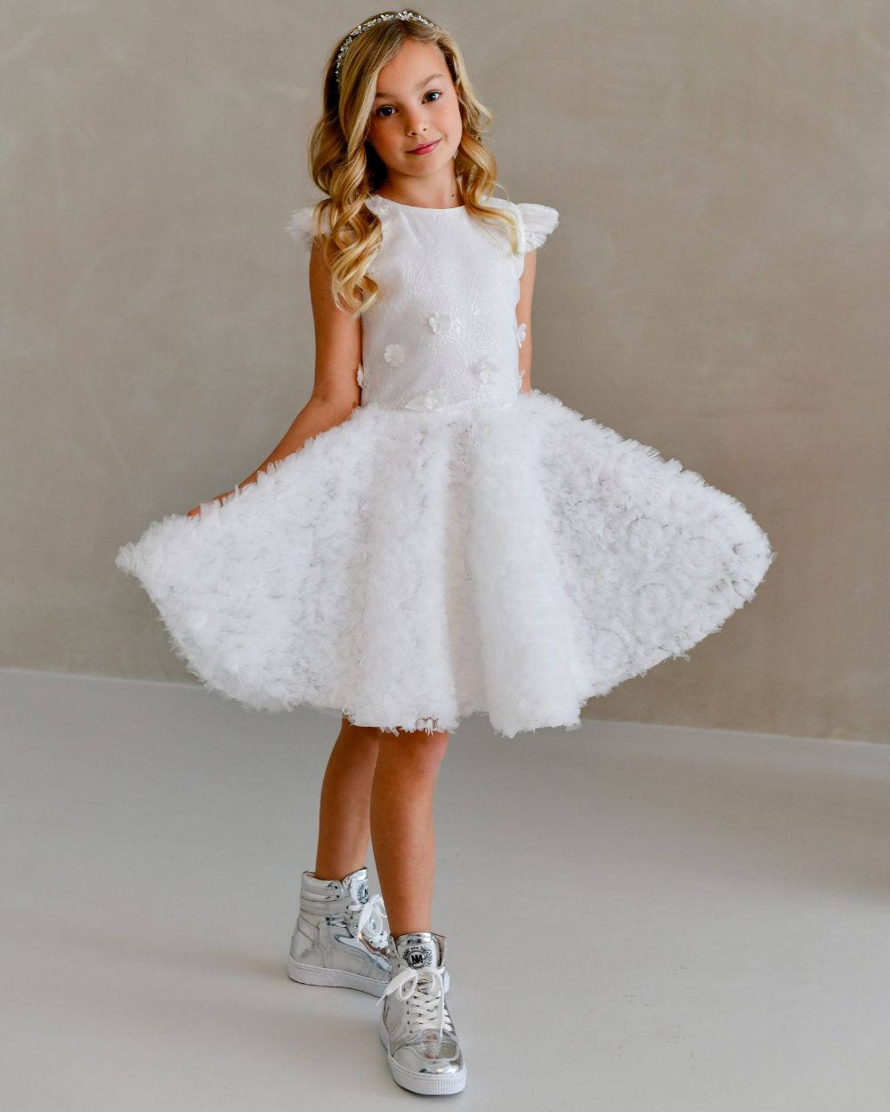 Bruidsmeisjes jurk wijde rok Lovi