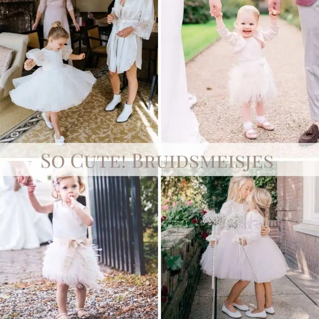 Bruidsmeisjes jurkje bruidsmode kind