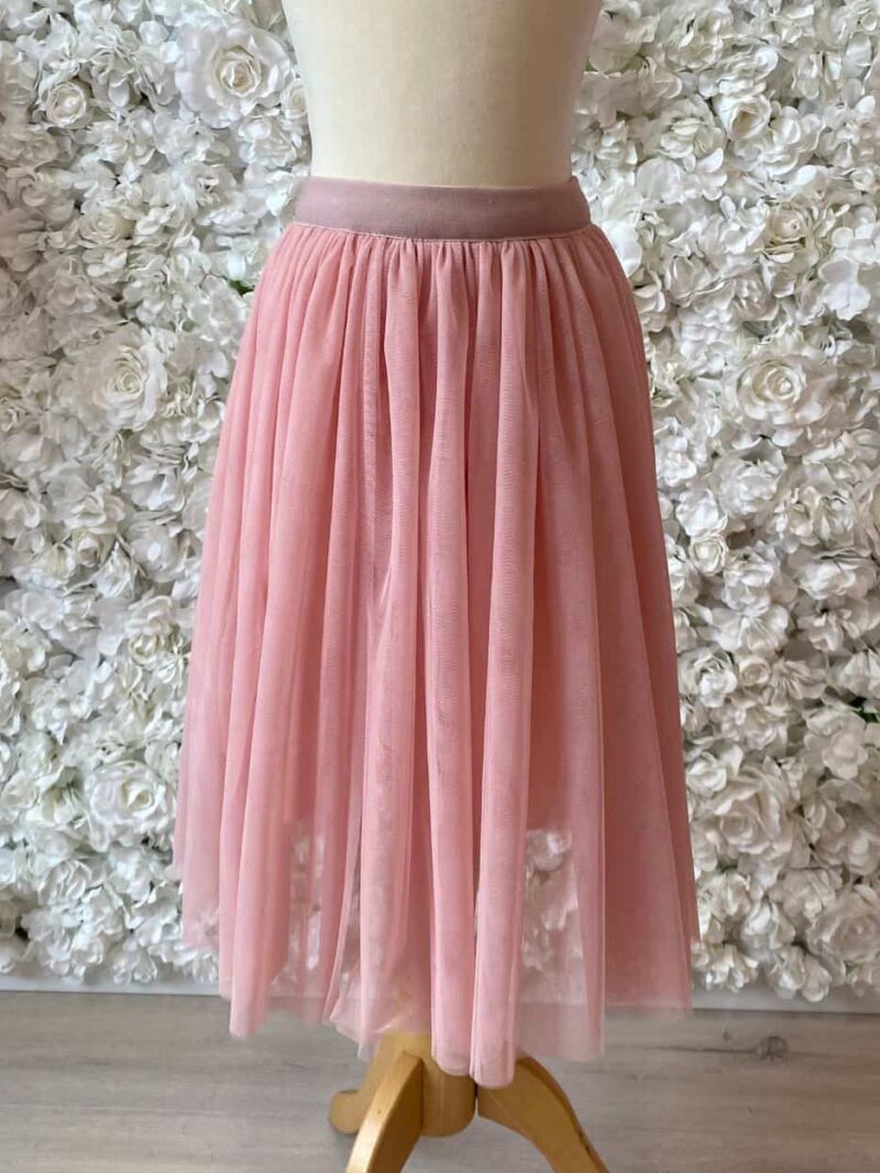 Tule rokje oudroze – maat 122