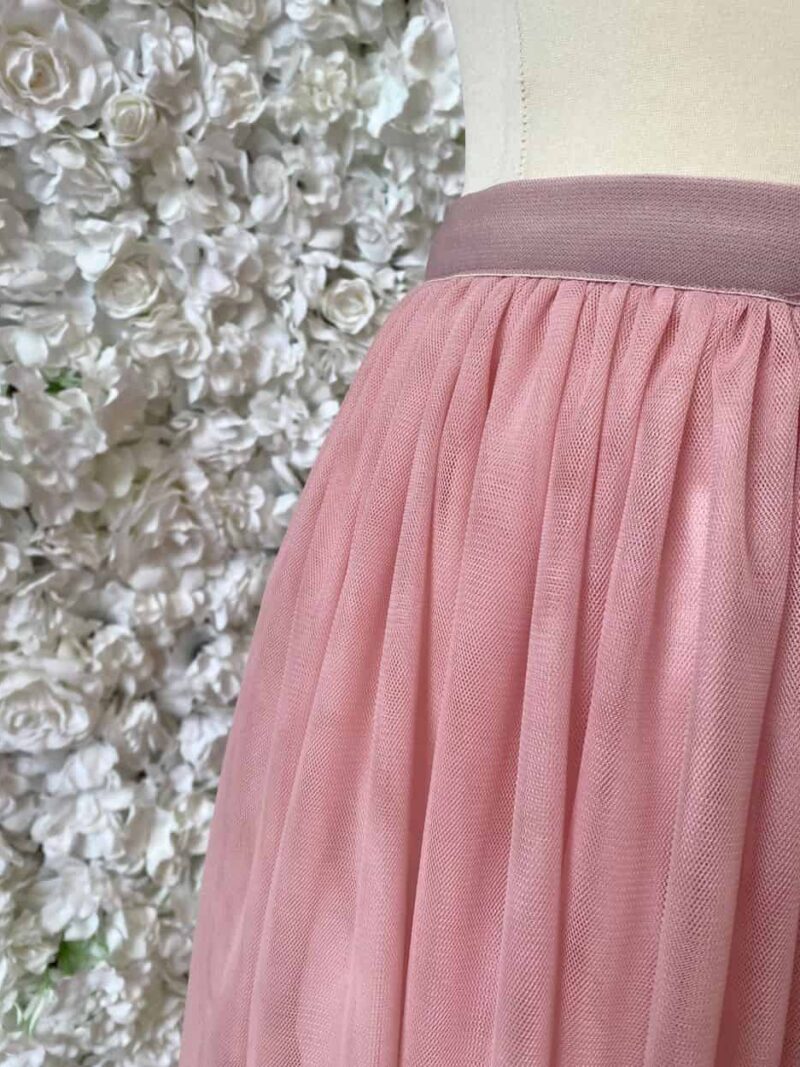 Tule rokje oudroze – maat 122