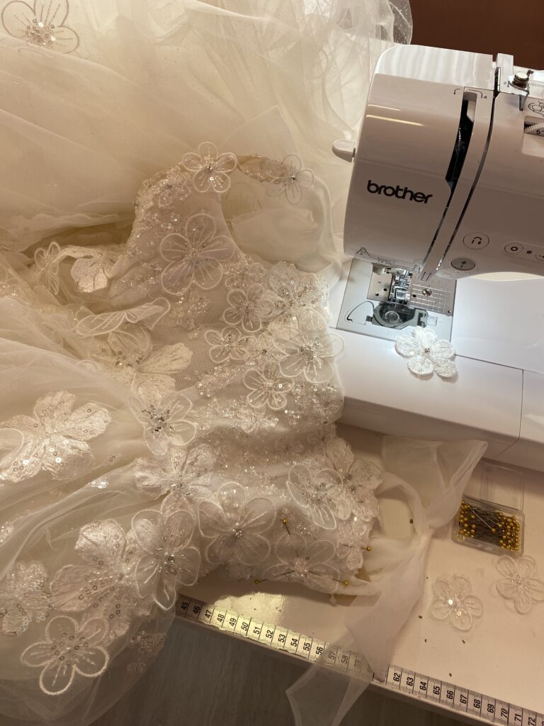 bruidsmeisjes jurk laten majken