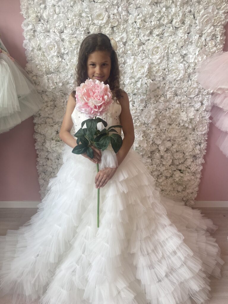 bruidsmeisjes jurkjes passen