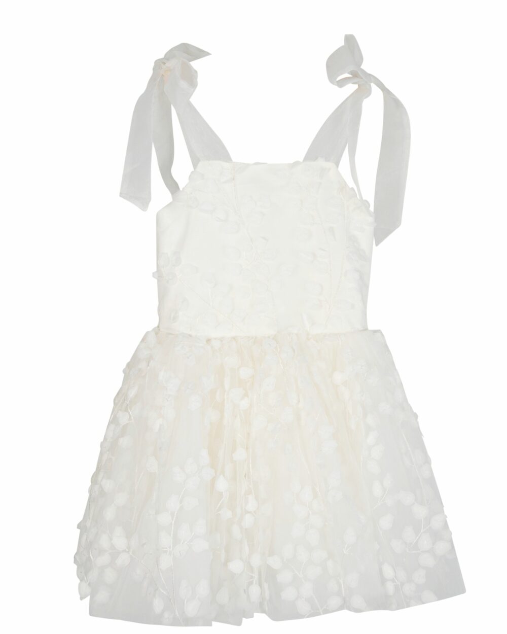 Ivoren kinderjurkje voorkant
