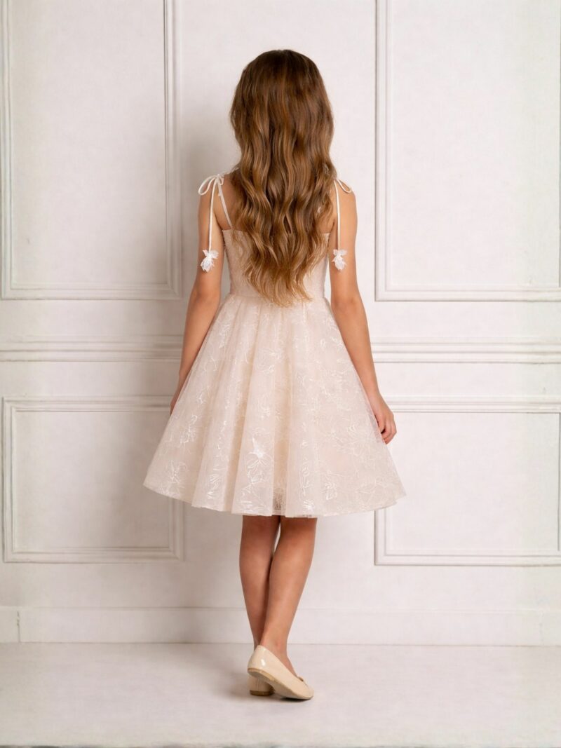 Jurk Ava – Bruidsmeisjes jurk grote bloemen