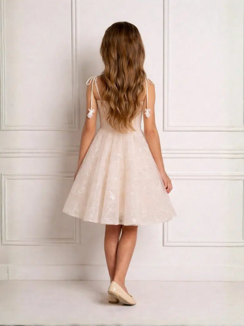 Jurk Ava – Bruidsmeisjes jurk grote bloemen