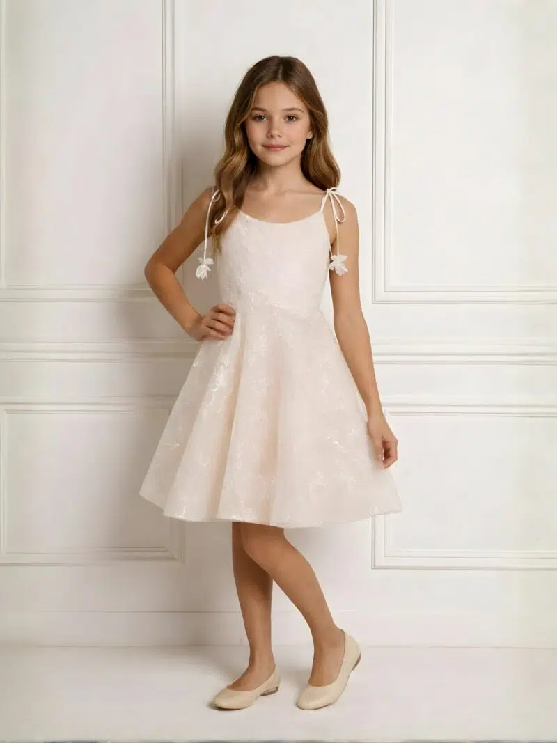 Jurk Ava – Bruidsmeisjes jurk grote bloemen