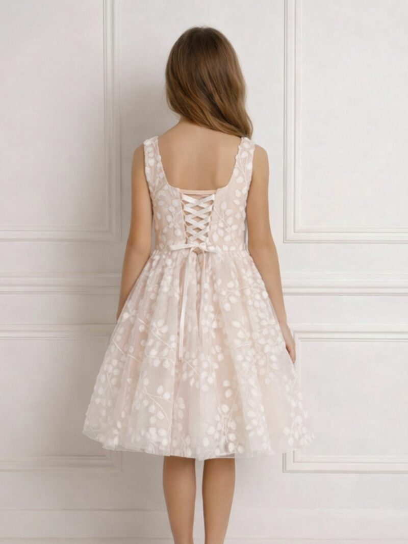 Jurk Maël – Bruidsmeisjes jurkje met blaadjes