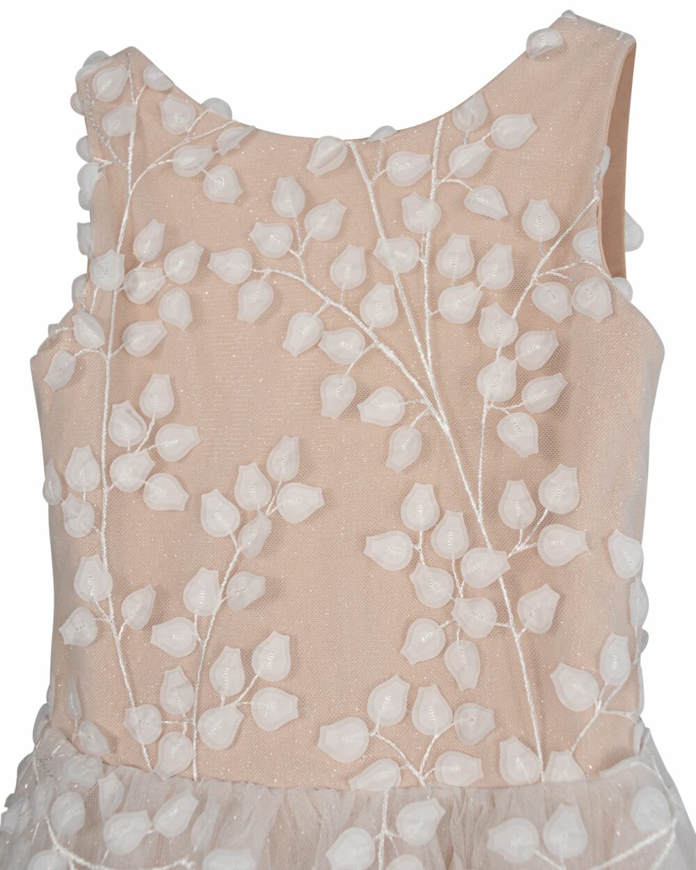 Jurkje voor bruidsmeisjes met blaadjes