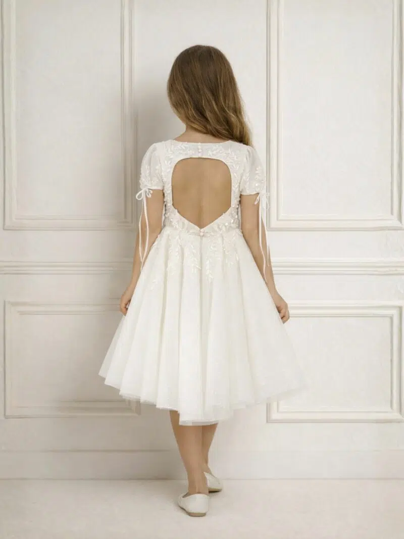 Jurk Alessia – Bruidsmeisjes jurk met blote rug